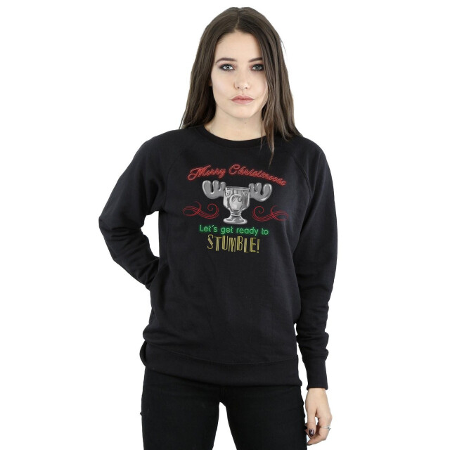 Li-cense National lampoon´s christmas vacation dames sweatshirt met elandshoofd UTBI9690_black large