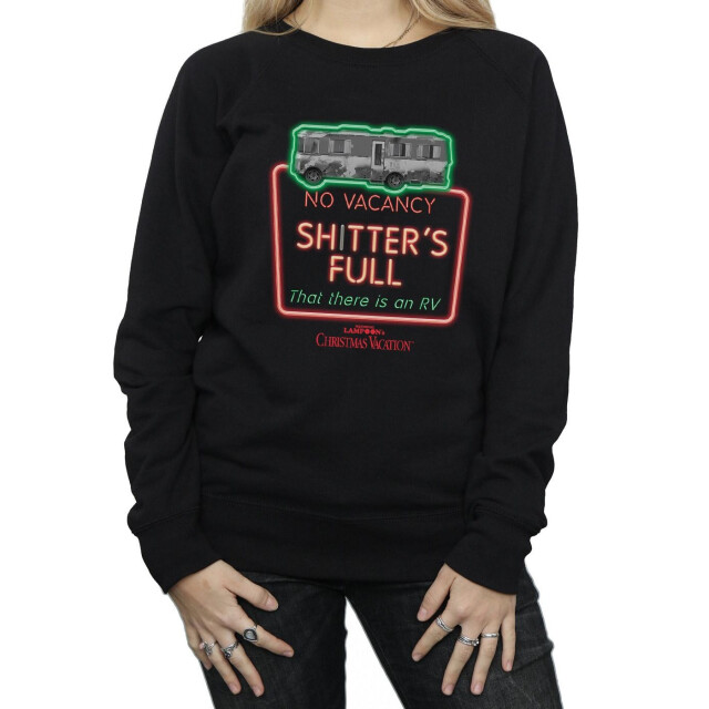 Li-cense National lampoon´s christmas vacation dames greyscale no vacancy sweatshirt UTBI9575_black large