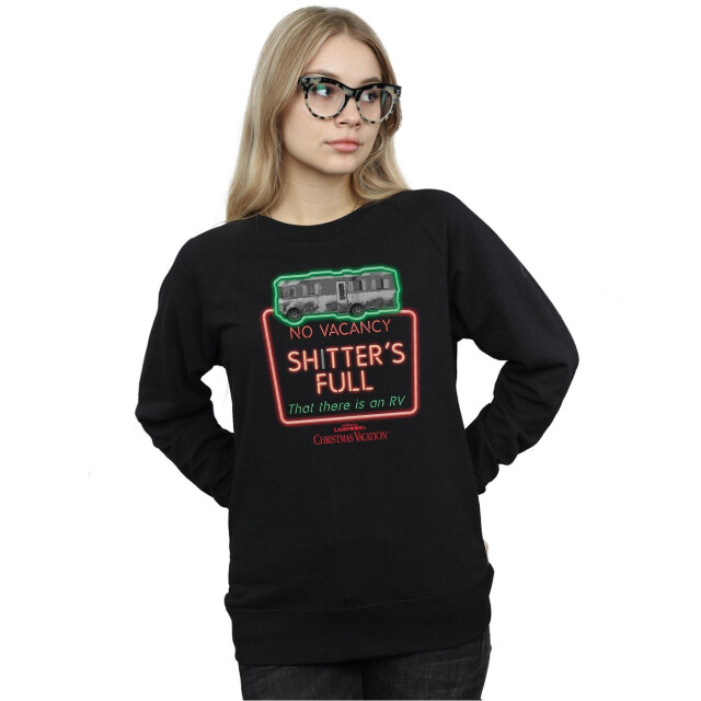 Li-cense National lampoon´s christmas vacation dames greyscale no vacancy sweatshirt UTBI9575_black large