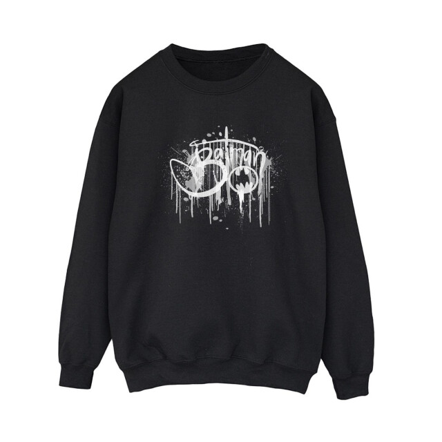 Li-cense Dc comics dames batman paint splatter sweatshirt UTBI9596_black large