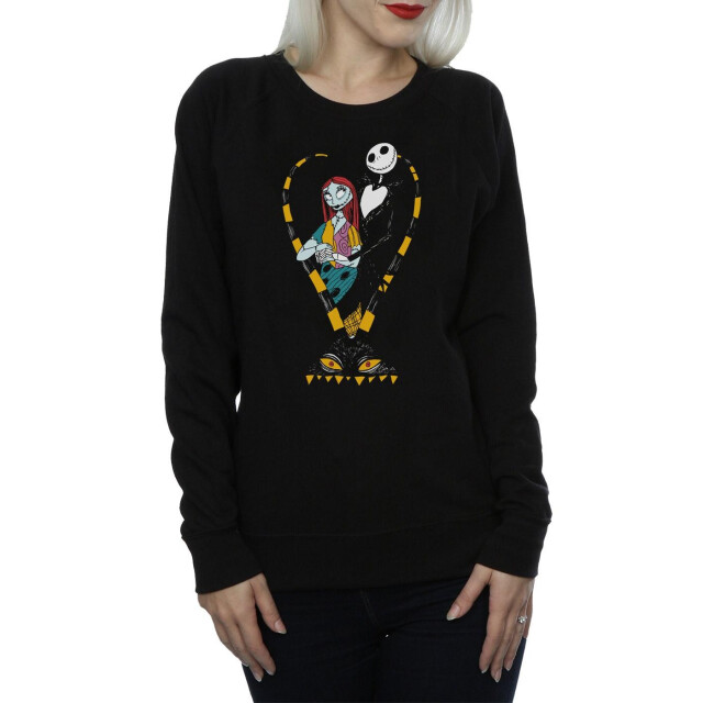 Li-cense Disney dames nightmare before christmas jack and sally love sweatshirt UTBI9510_black large