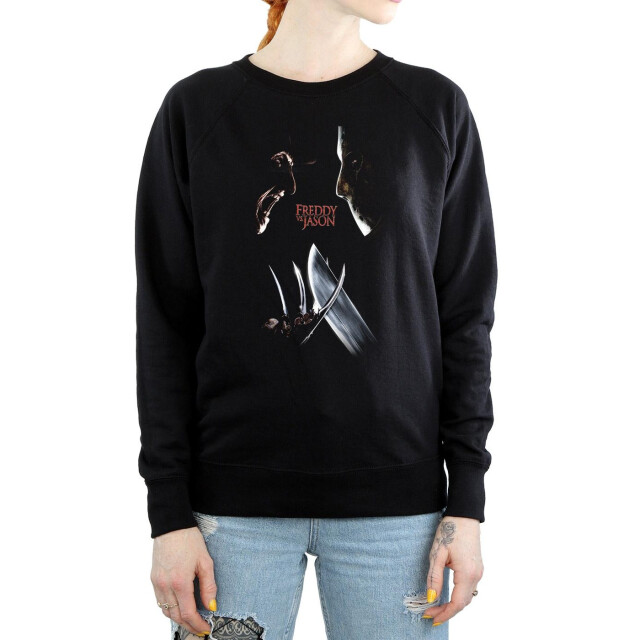 Li-cense A nightmare on elm street dames freddy vs jason sweatshirt UTBI9511_black large