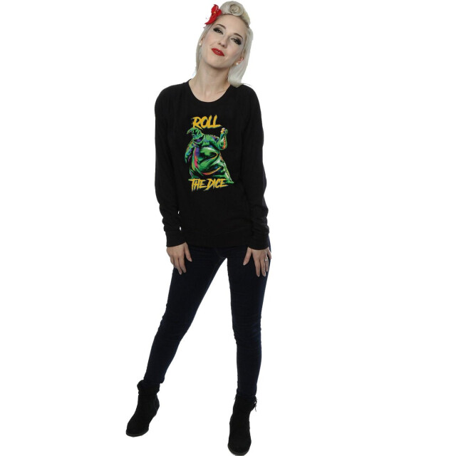 Li-cense Disney dames nightmare before christmas oogie boogie dice sweatshirt UTBI9473_black large