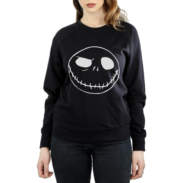 Li-cense Disney dames nightmare before christmas jack´s big face sweatshirt UTBI9474_black large