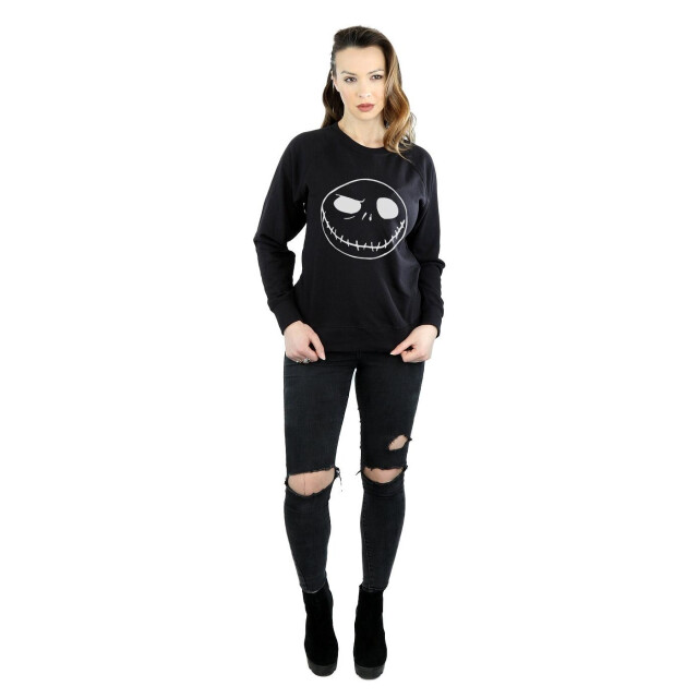 Li-cense Disney dames nightmare before christmas jack´s big face sweatshirt UTBI9474_black large