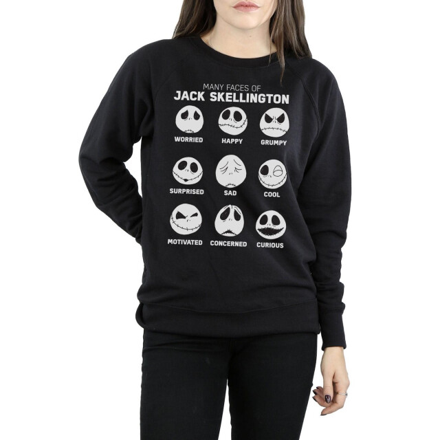Li-cense Disney dames nightmare before christmas de vele gezichten van jack sweatshirt UTBI9475_black large