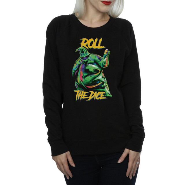 Li-cense Disney dames nightmare before christmas oogie boogie dice sweatshirt UTBI9473_black large
