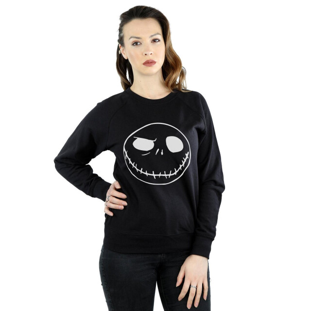 Li-cense Disney dames nightmare before christmas jack´s big face sweatshirt UTBI9474_black large
