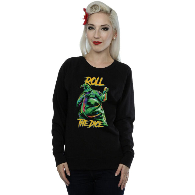 Li-cense Disney dames nightmare before christmas oogie boogie dice sweatshirt UTBI9473_black large