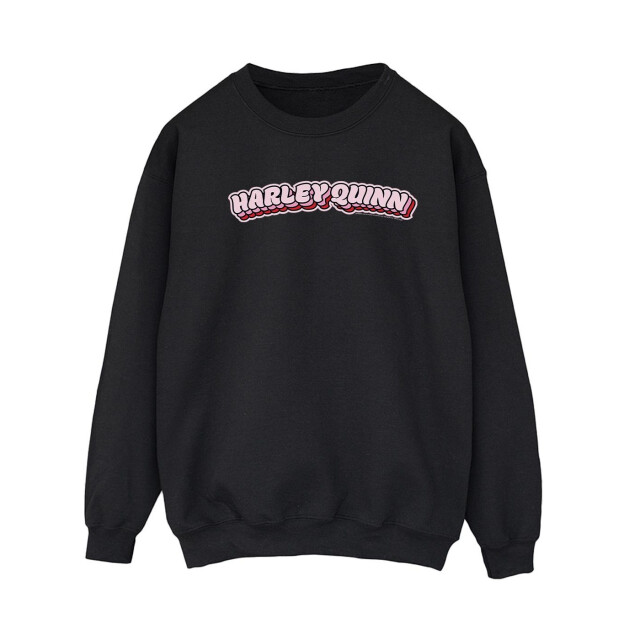 Li-cense Dc comics dames batman harley quinn logo sweatshirt UTBI9493_black large
