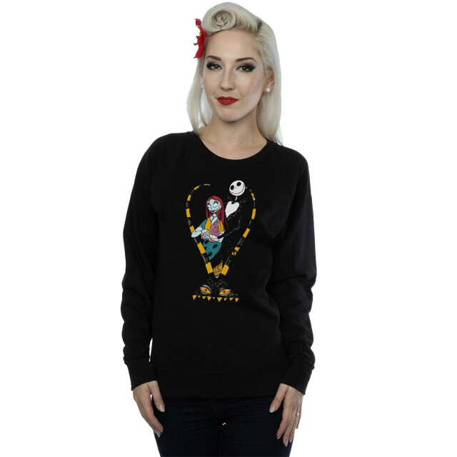 Li-cense Disney dames nightmare before christmas jack and sally love sweatshirt UTBI9510_black large