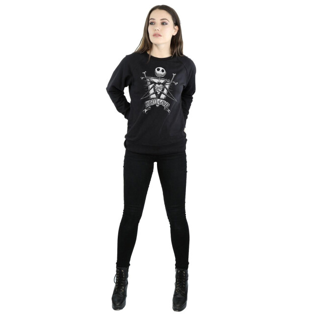 Li-cense Disney dames nightmare before christmas misfit love sweatshirt UTBI9435_black large
