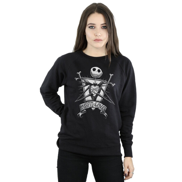 Li-cense Disney dames nightmare before christmas misfit love sweatshirt UTBI9435_black large