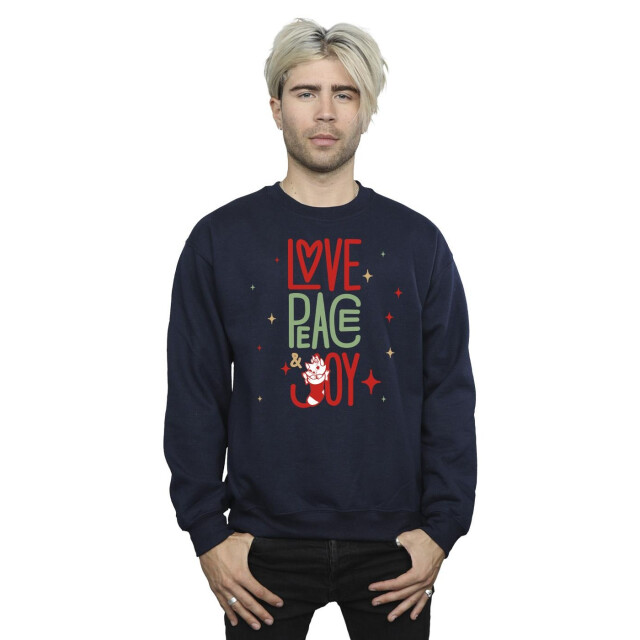 Li-cense Disney heren the aristocats marie love peace joy sweatshirt UTBI9452_navyblue large