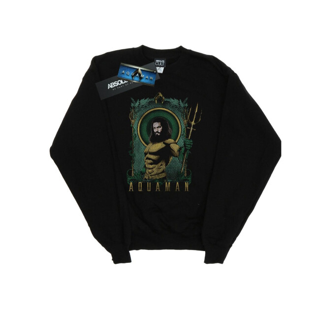 Li-cense Dc comics heren aquaman framed drietand sweatshirt UTBI9412_black large