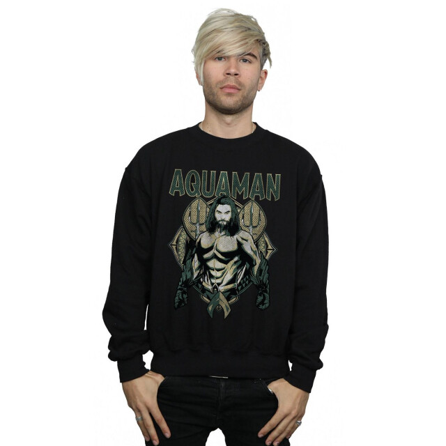 Li-cense Dc comics heren aquaman schubben sweatshirt UTBI9372_black large