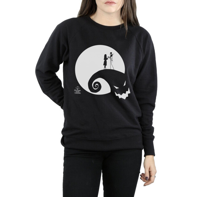 Li-cense Disney dames nightmare before christmas moon oogie boogie sweatshirt UTBI9394_black large