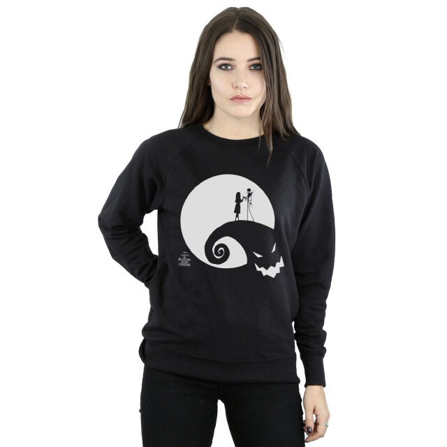 Li-cense Disney dames nightmare before christmas moon oogie boogie sweatshirt UTBI9394_black large