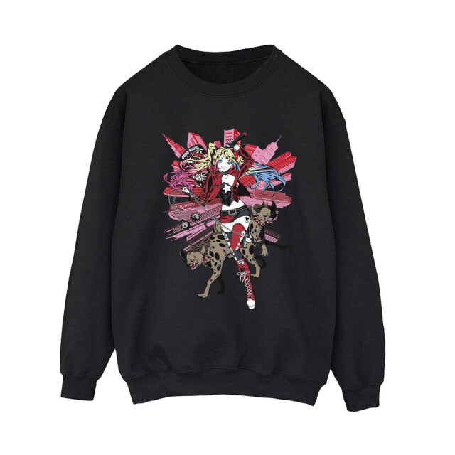 Li-cense Dc comics dames harley quinn hyena's sweatshirt UTBI9456_black large