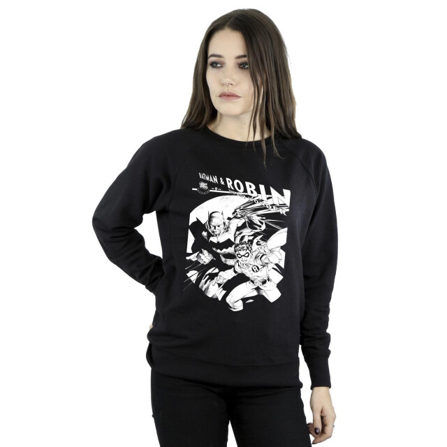 Li-cense Dc comics dames batman en boy wonder sweatshirt UTBI9341_black large