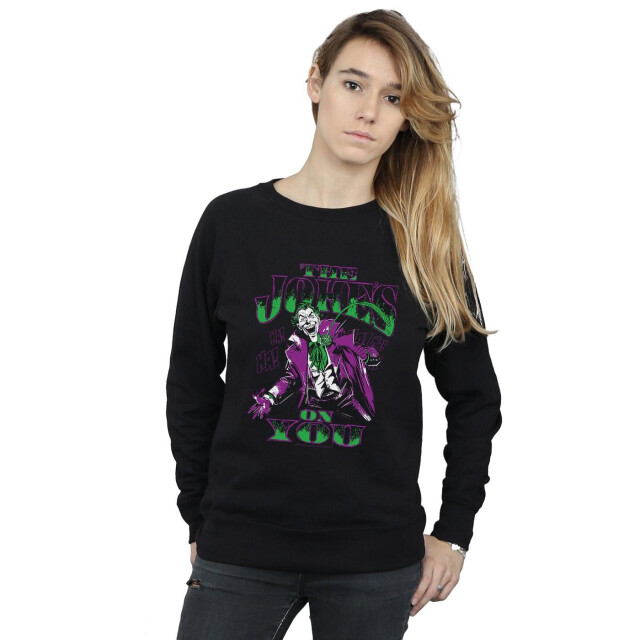 Li-cense Dc comics dames joker the joke´s on you sweatshirt UTBI9232_black large
