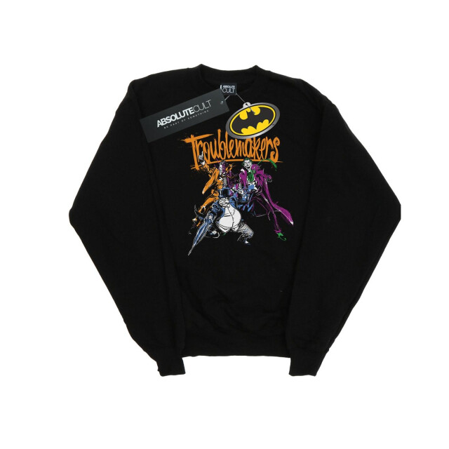 Li-cense Dc comics dames batman troublemakers sweatshirt UTBI9233_black large