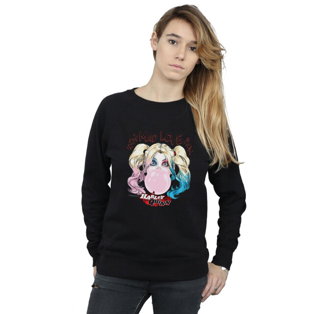 Li-cense Dc comics dames harley quinn mad love sweatshirt UTBI9196_black large