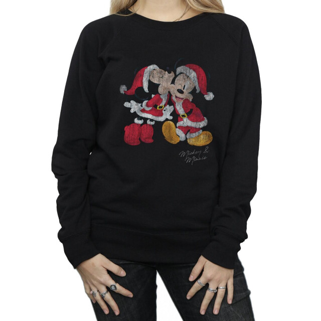 Li-cense Disney dames mickey en minnie kerstkus sweatshirt UTBI9140_black large