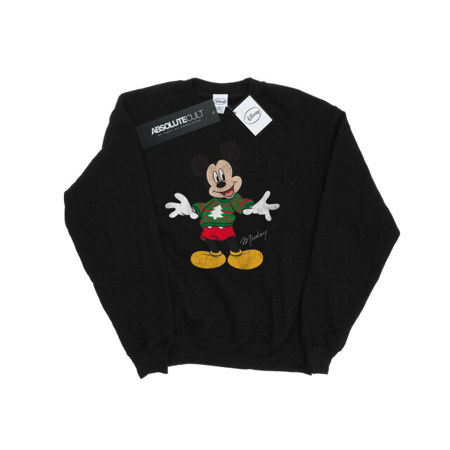 Li-cense Disney dames mickey mouse kersttrui sweatshirt UTBI9100_black large