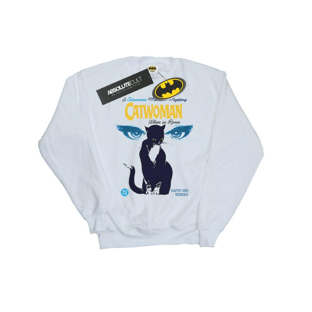 Li-cense Dc comics heren batman catwoman when in rome sweatshirt UTBI12185_white large