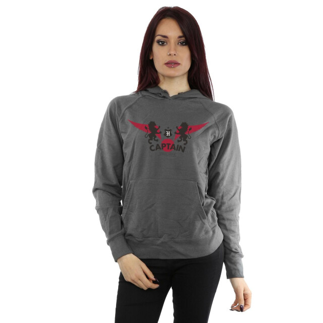 Li-cense Harry potter dames gryffindor kapitein hoodie UTBI9046_charcoal large
