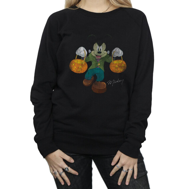 Li-cense Disney dames frankenstein mickey mouse sweatshirt UTBI9027_black large