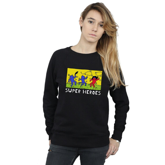Li-cense Dc comics dames batman pop art sweatshirt UTBI9002_black large