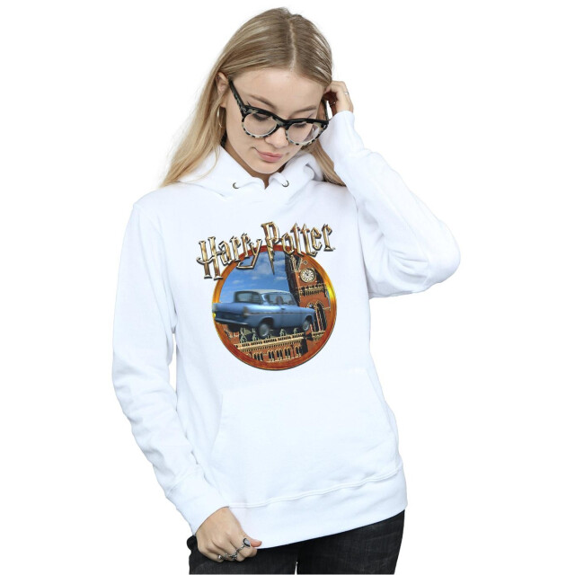 Li-cense Harry potter dames vliegende auto hoodie UTBI9010_white large
