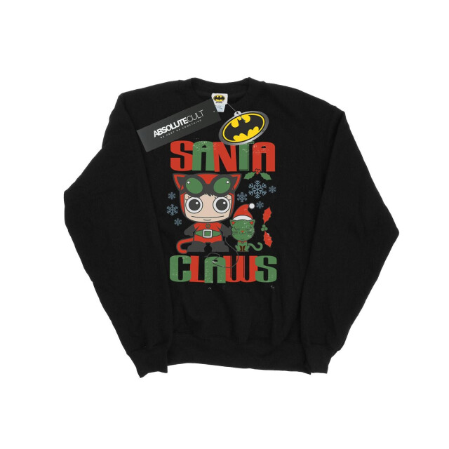 Li-cense Dc comics heren chibi catwoman santa claws sweatshirt UTBI11964_black large