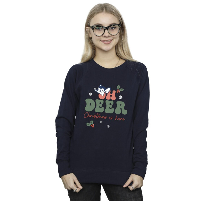 Li-cense Disney dames bambi oh deer sweatshirt UTBI8527_navyblue large