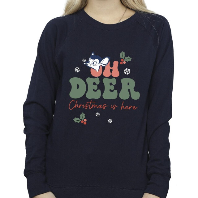 Li-cense Disney dames bambi oh deer sweatshirt UTBI8527_navyblue large