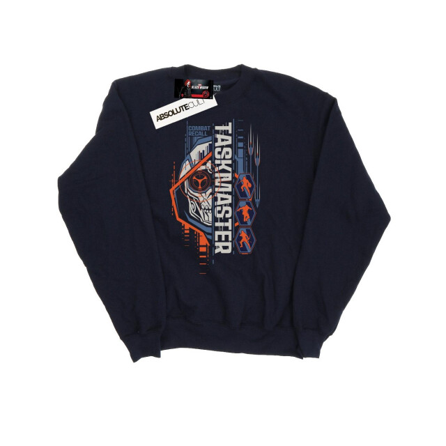 Li-cense Marvel heren black widow movie taskmaster combat recall sweatshirt UTBI11494_navyblue large