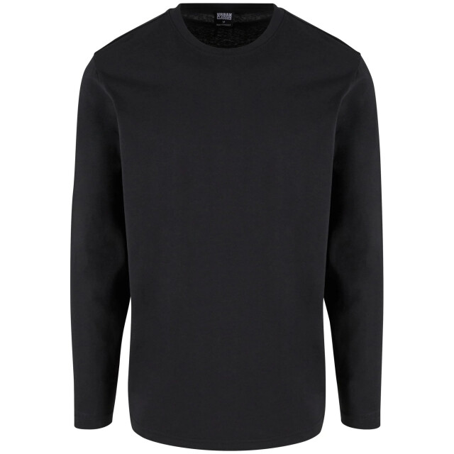 Urban Classics Heren basic t-shirt met lange mouwen UTTN1012_black large