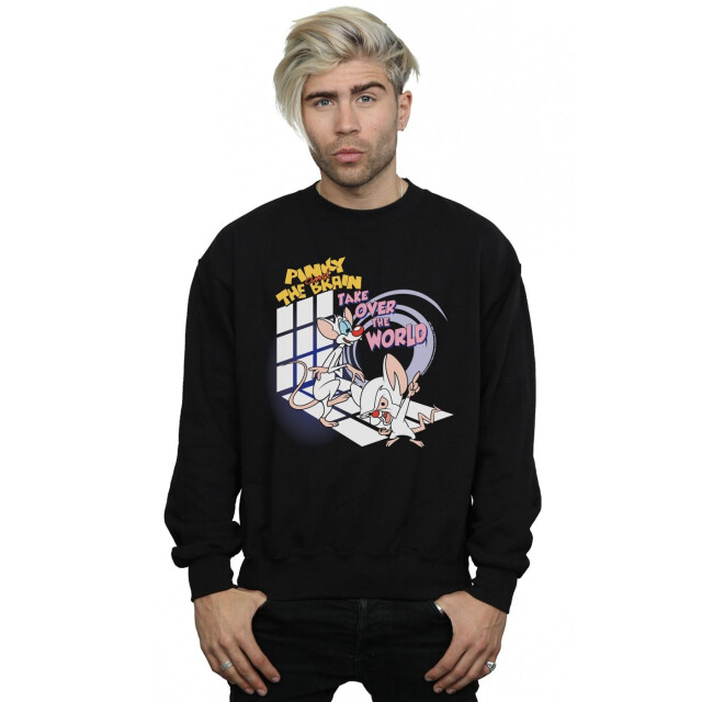 Li-cense Animaniacs heren pinky and the brain nemen de wereld over sweatshirt UTBI7983_black large
