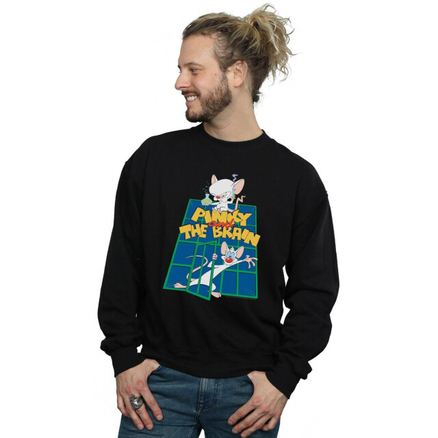 Li-cense Animaniacs heren pinky and the brain laboratorium sweatshirt UTBI7984_black large