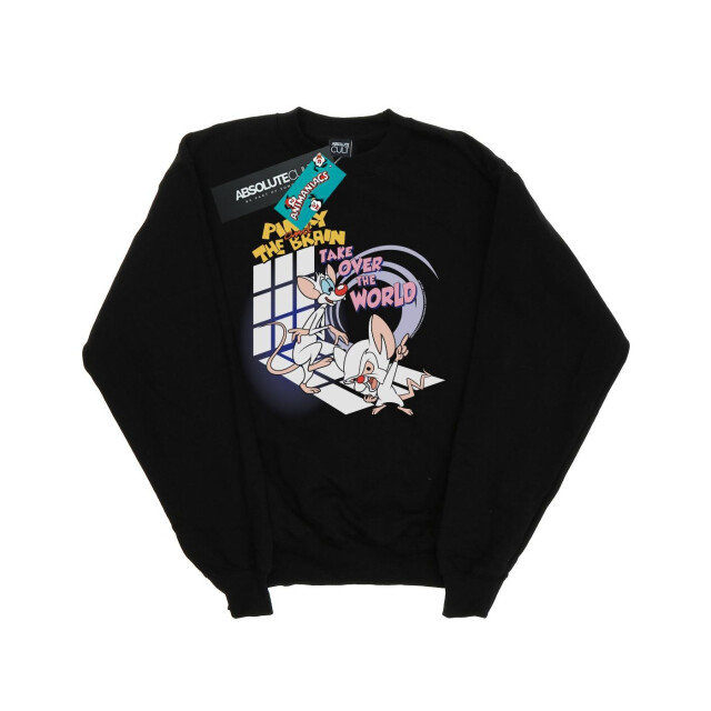 Li-cense Animaniacs heren pinky and the brain nemen de wereld over sweatshirt UTBI7983_black large
