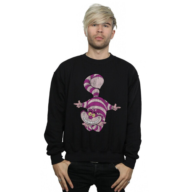 Li-cense Disney heren alice in wonderland cheshire cat upside down sweatshirt UTBI7649_black large