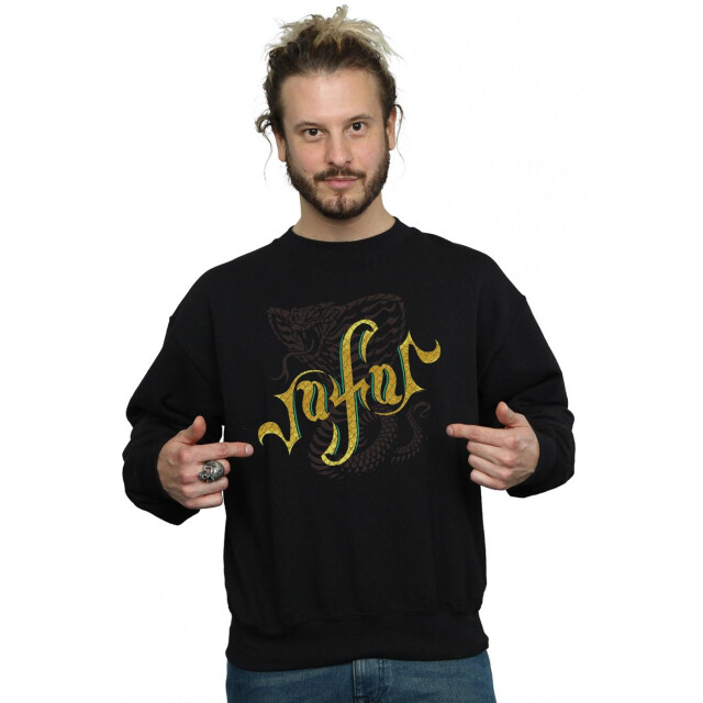 Li-cense Disney heren aladdin movie jafar slang logo sweatshirt UTBI7502_black large