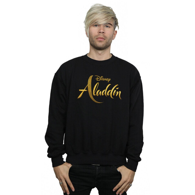 Li-cense Disney heren aladdin movie logo sweatshirt UTBI7459_black large