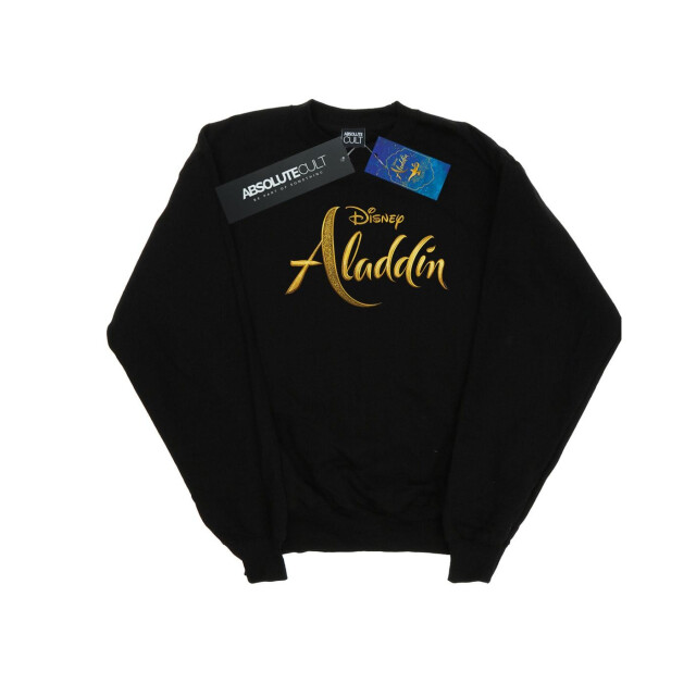 Li-cense Disney heren aladdin movie logo sweatshirt UTBI7459_black large