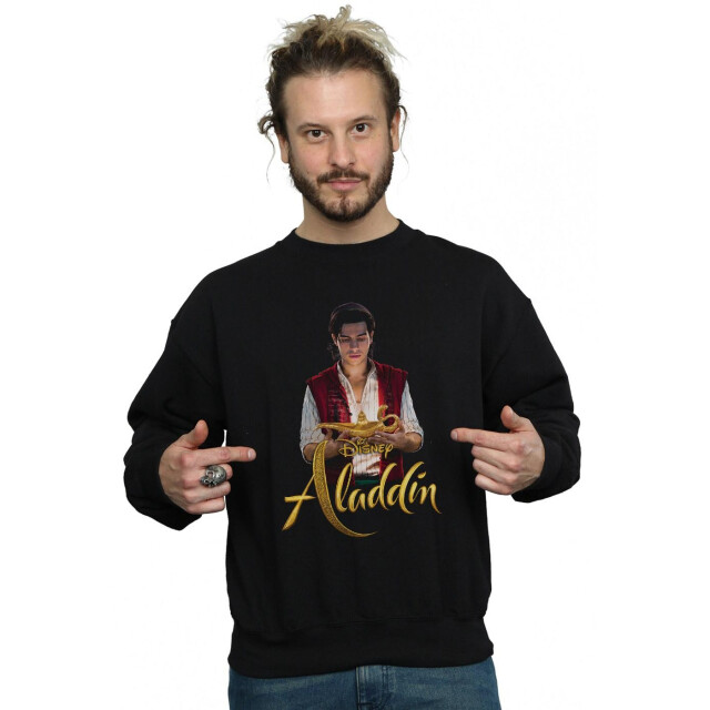 Li-cense Disney heren aladdin film aladdin foto sweatshirt UTBI7422_black large