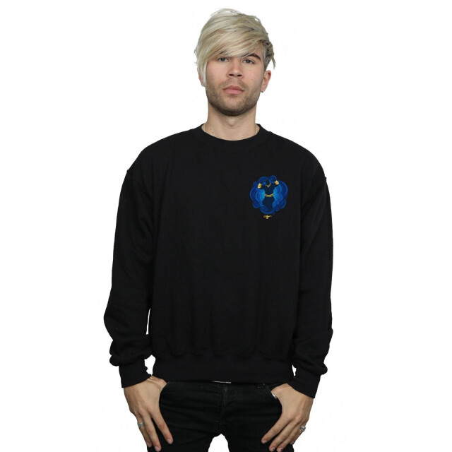 Li-cense Disney heren aladdin movie genie borst print sweatshirt UTBI7203_black large