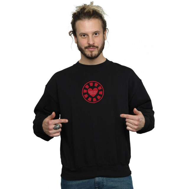 Li-cense Marvel heren avengers endgame ik hou van je 3000 tony stark hart sweatshirt UTBI7162_black large