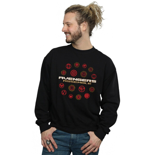 Li-cense Marvel heren avengers endgame avengers assemble sweatshirt UTBI7057_black large
